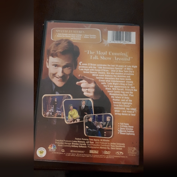 DVD💿Conan O'Brien - Picture 2 of 3